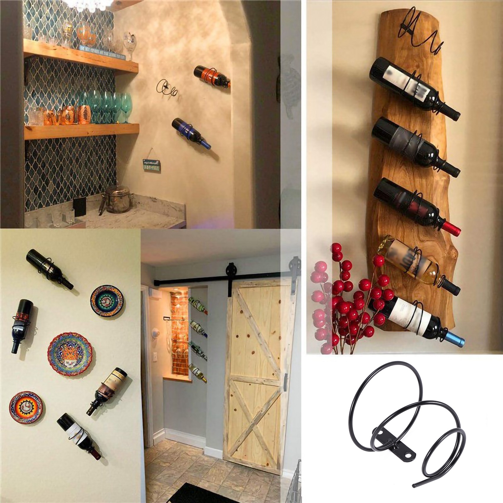 Wine Rack Wall Mount - Доставка за 24 часа: Набор из