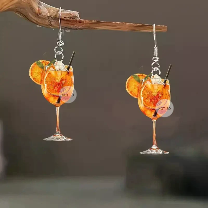 Beer And Wine Festival - Серьги с дизайном в виде пивного