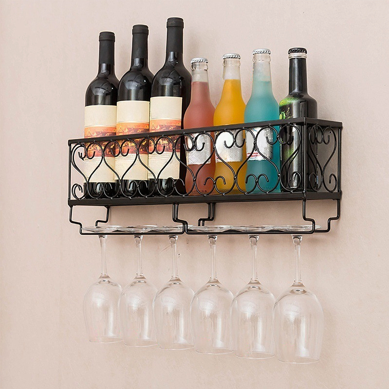 Wine Rack Wall Mount - Настенная подставка для винных бутылок, 1