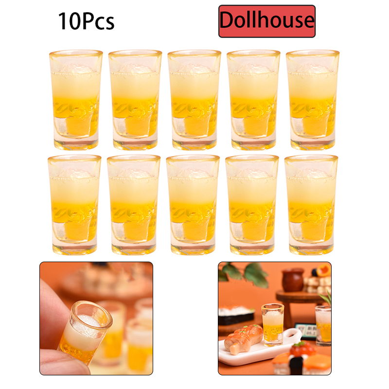 Wine Beer House - 10 шт. миниатюрная игрушка, кухонные чашки