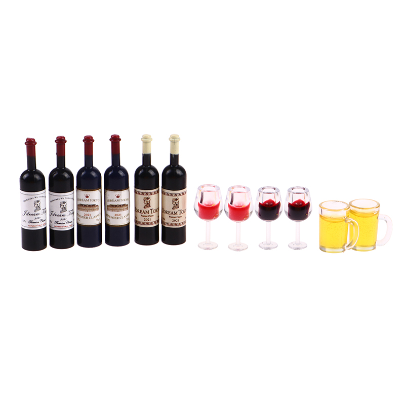 Wine Beer House - Миниатюрный набор мебели для кукольного домика: