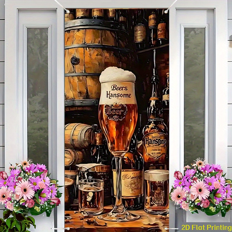 Wine Beer House - 1 плоский 2D-баннер для рекламного щита