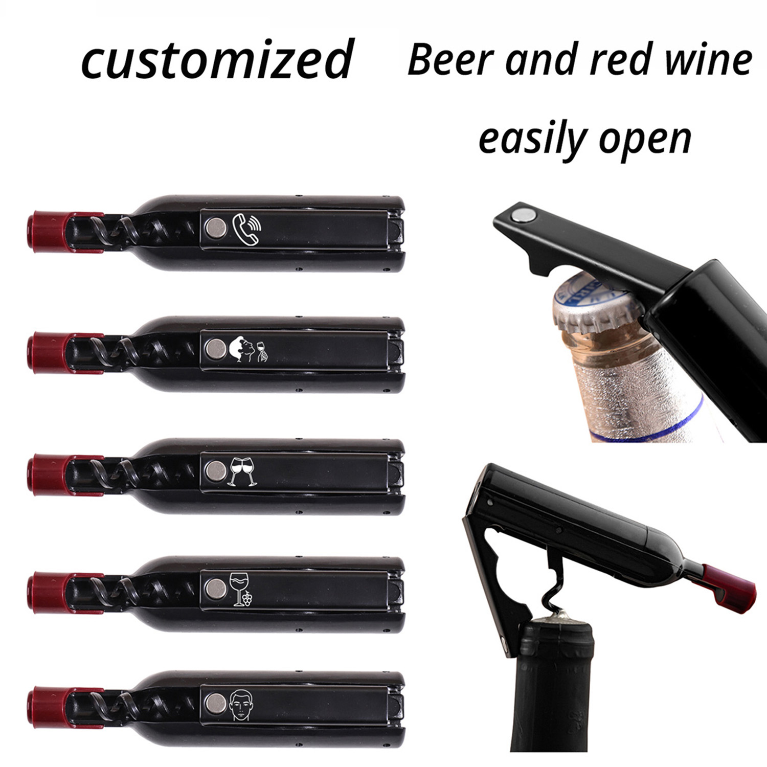 Открывалка для бутылок в форме – обзор и цена Wine Beer Name