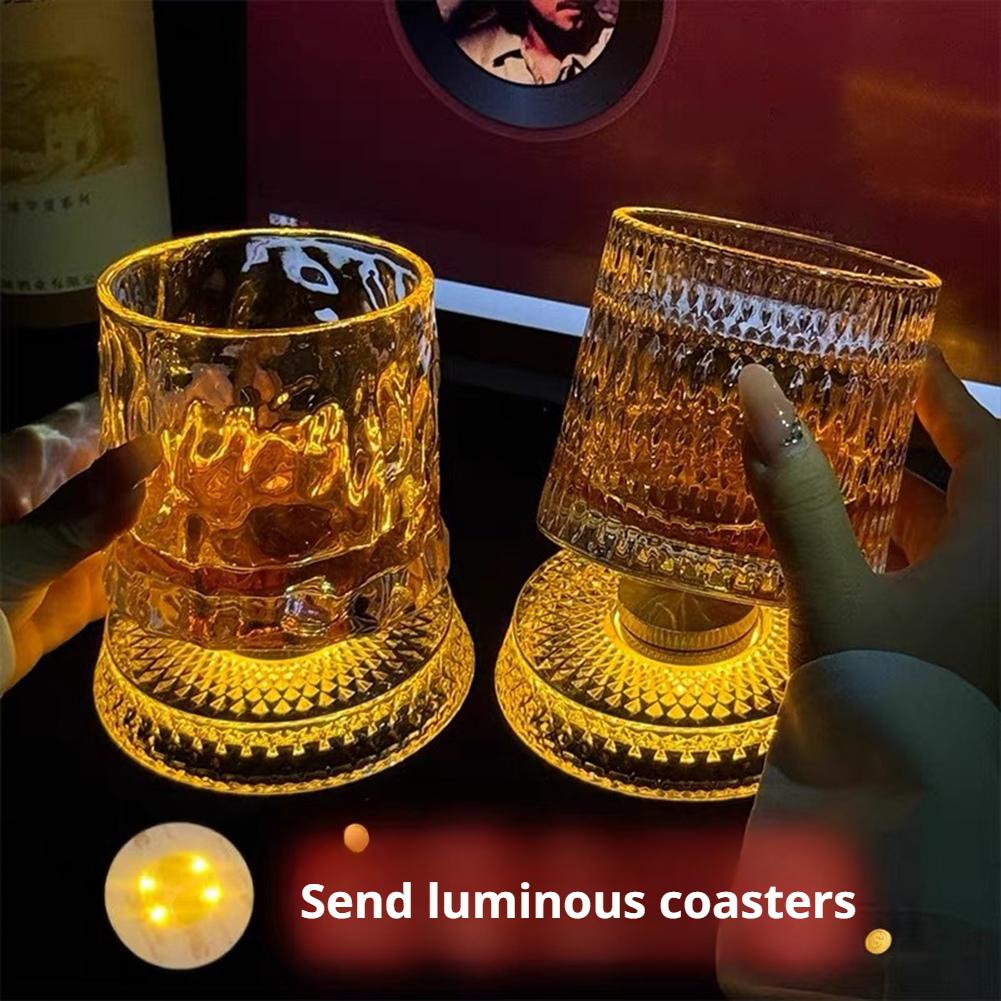 Вращающийся стакан для виски,  – обзор и цена Wine Beer Drink