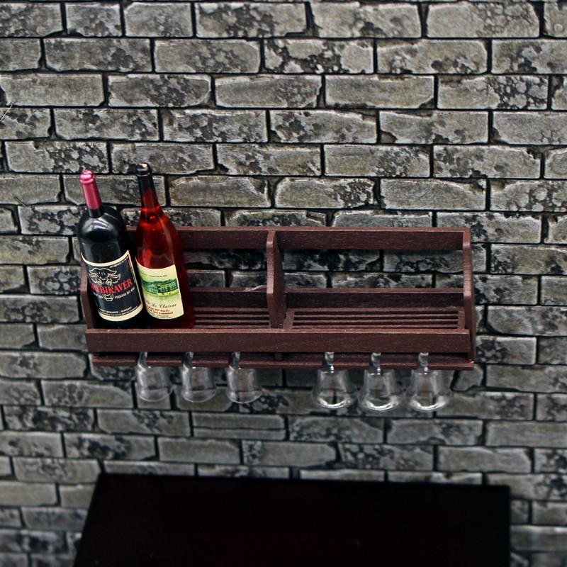 1 комплект, имитация кукольног – обзор и цена Wine Rack Wall Mount