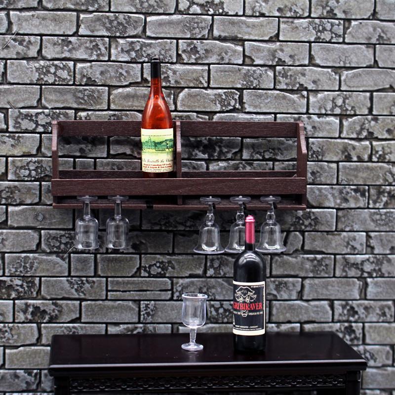 1 комплект, имитация кукольног – обзор и цена Wine Rack Wall Mount