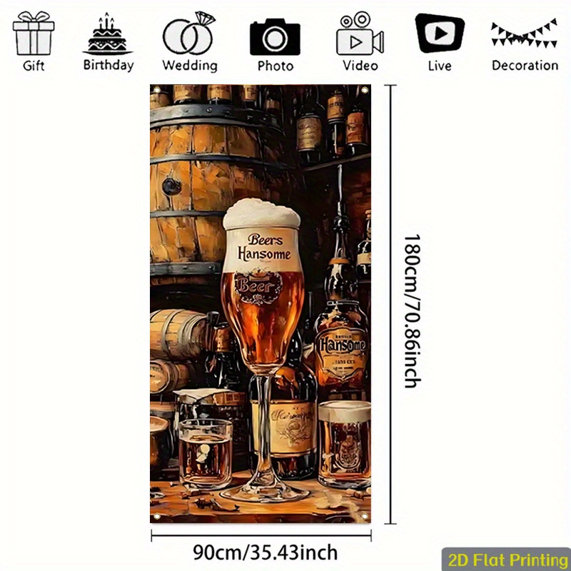 1 плоский 2D-баннер для реклам – обзор и цена Wine Beer House