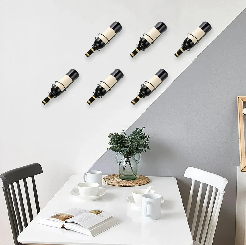 Набор из 6 настенных винных ст – обзор и цена Wine Rack Wall Mount