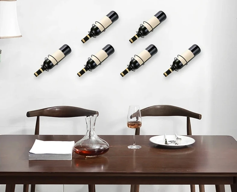 Набор из 6 настенных винных ст – обзор и цена Wine Rack Wall Mount